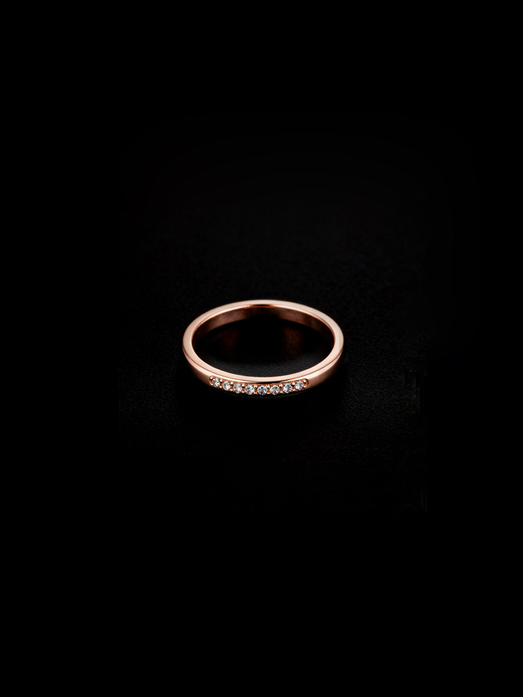 Lab-Grown Diamond Rose Gold Band Ring – 0.24ct