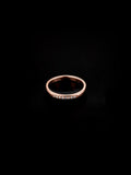 Lab-Grown Diamond Rose Gold Band Ring – 0.24ct