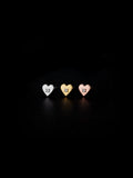 Lab Grown Diamond Heart of Light 18K Gold Earrings - 0.1ct