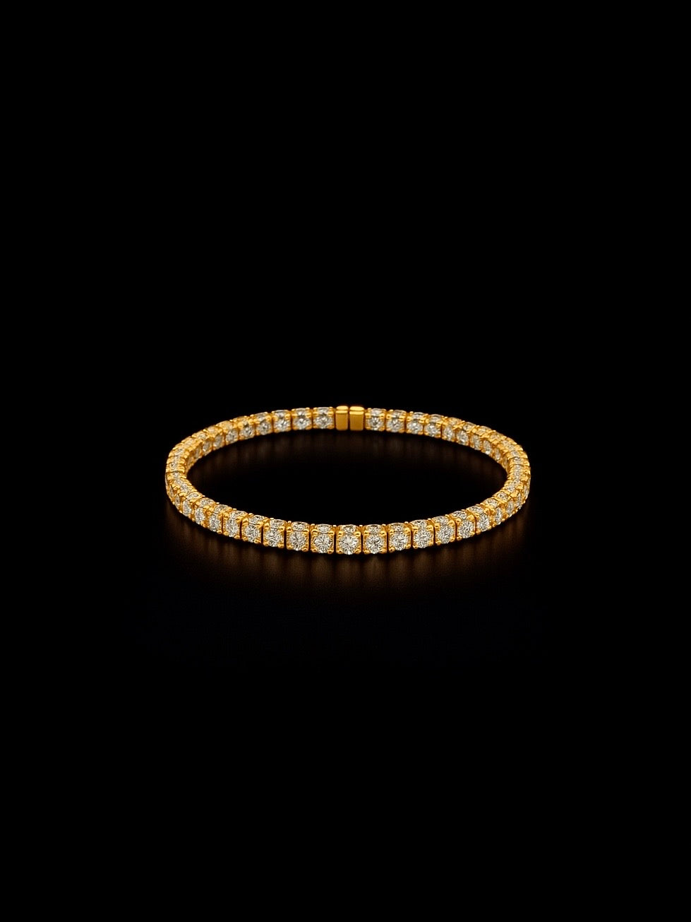 Lab-Grown Diamond Full Pavé Bracelet – 6.4ct D VVS1