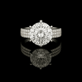 Lab-Grown Round Brilliant Diamond Ring – 5.03ct D VVS1