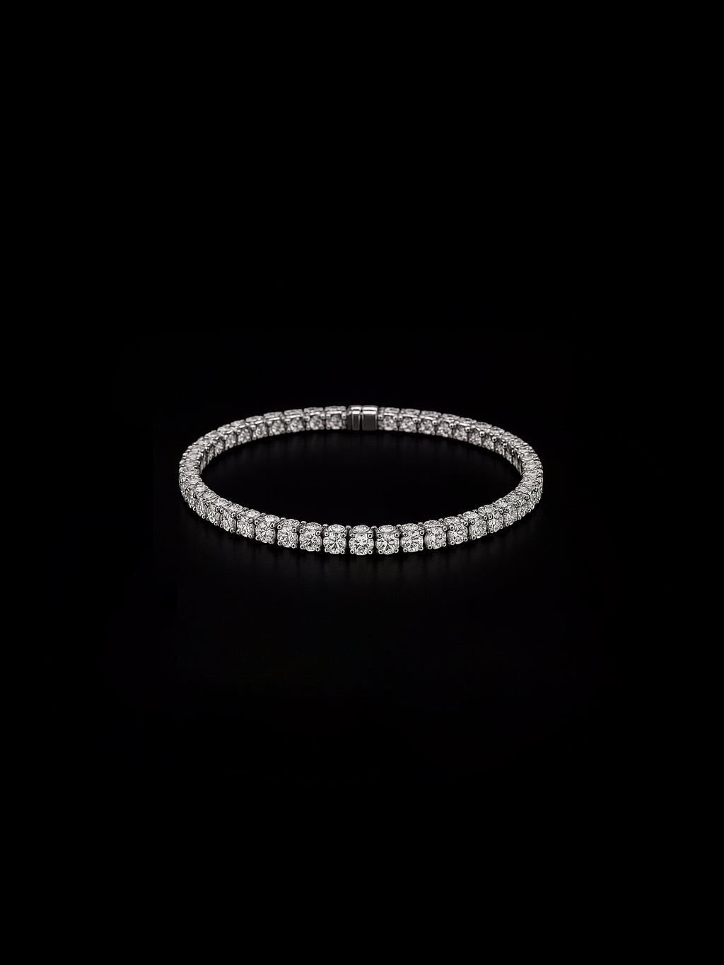Lab-Grown Diamond Full Pavé Bracelet – 6.4ct D VVS1