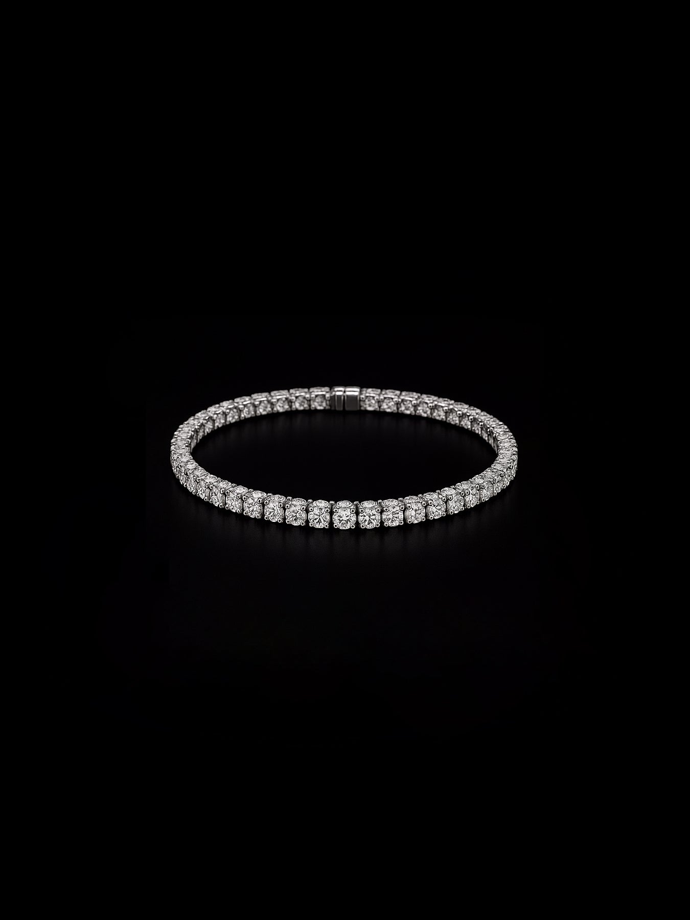 Lab-Grown Diamond Full Pavé Bracelet – 6.4ct D VVS1