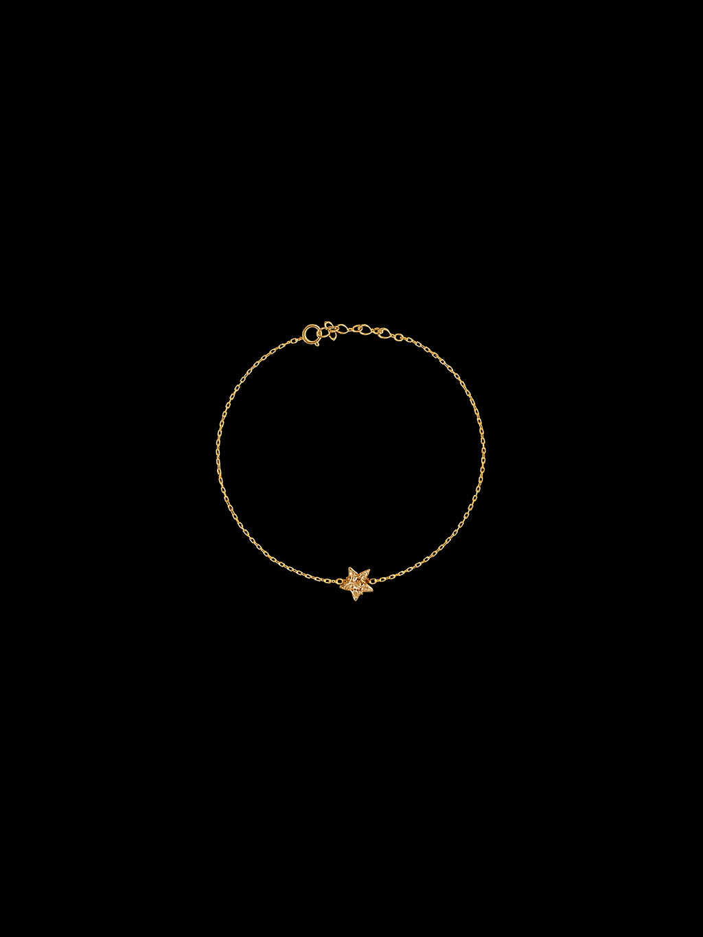 Lab Grown Diamonds Starry Moon Bracelet - 18K Gold 0.3ct