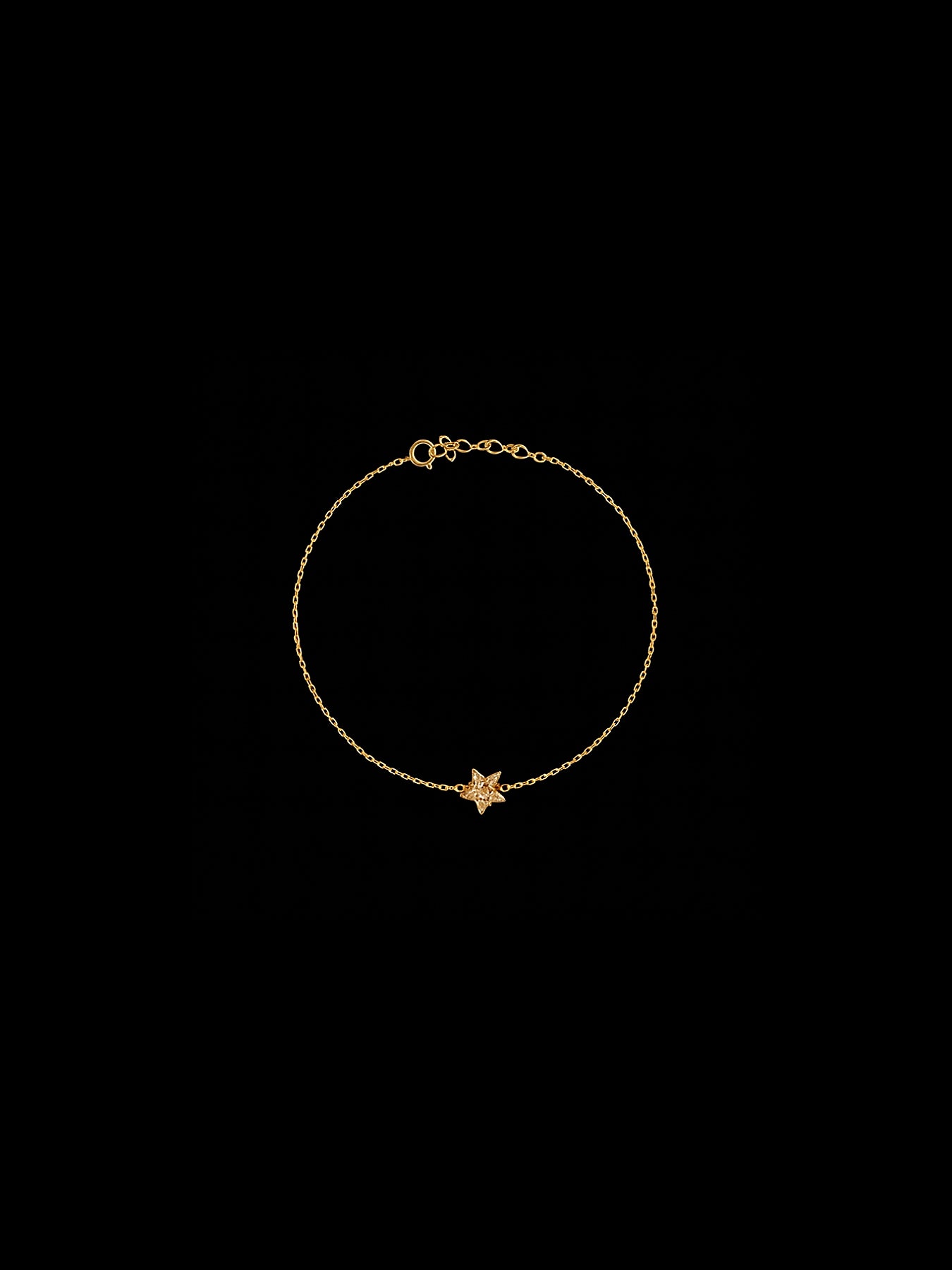 Lab Grown Diamonds Starry Moon Bracelet - 18K Gold 0.3ct